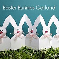 Easter Bunnies Paper Garland